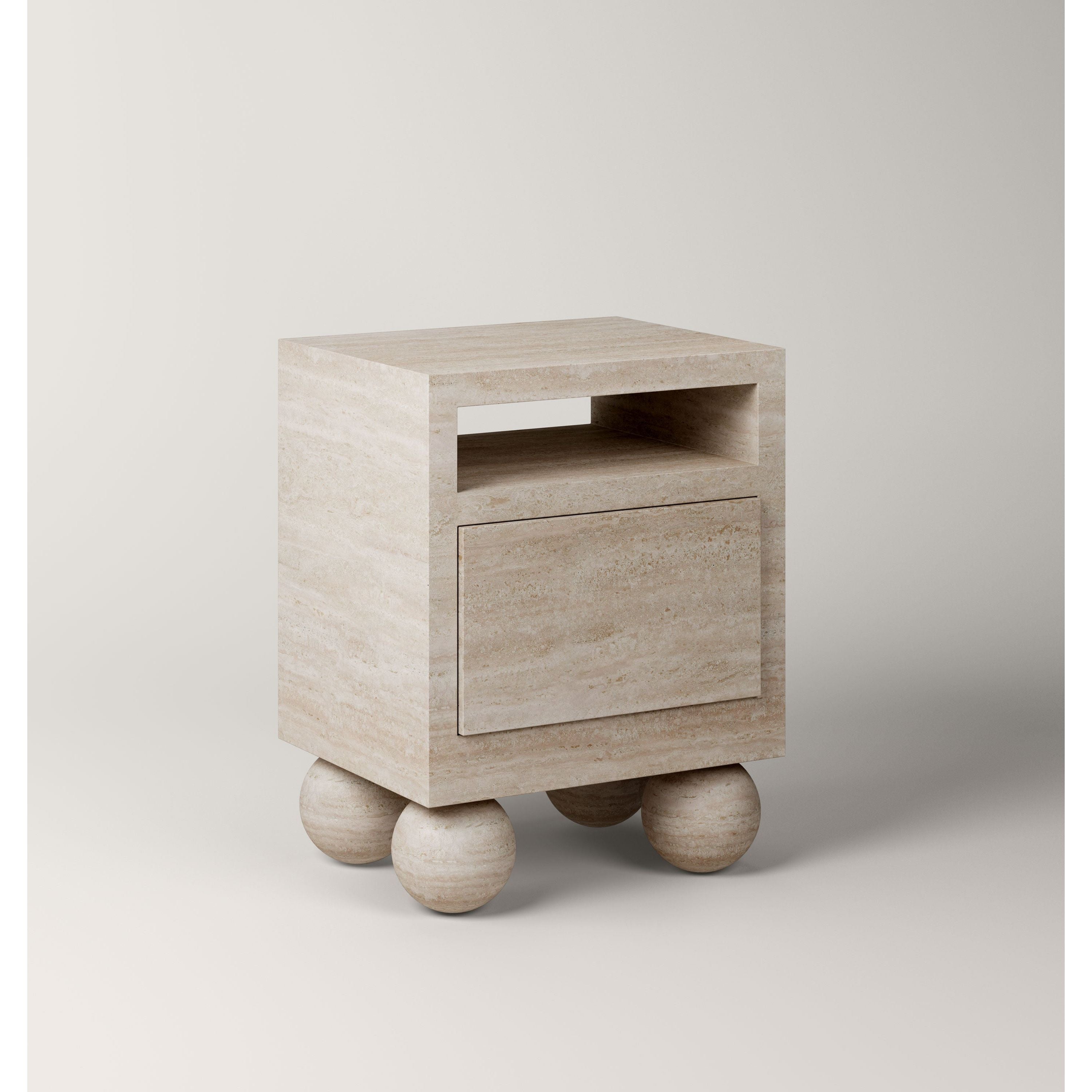 Modern Lunar Nightstand - Functional Design