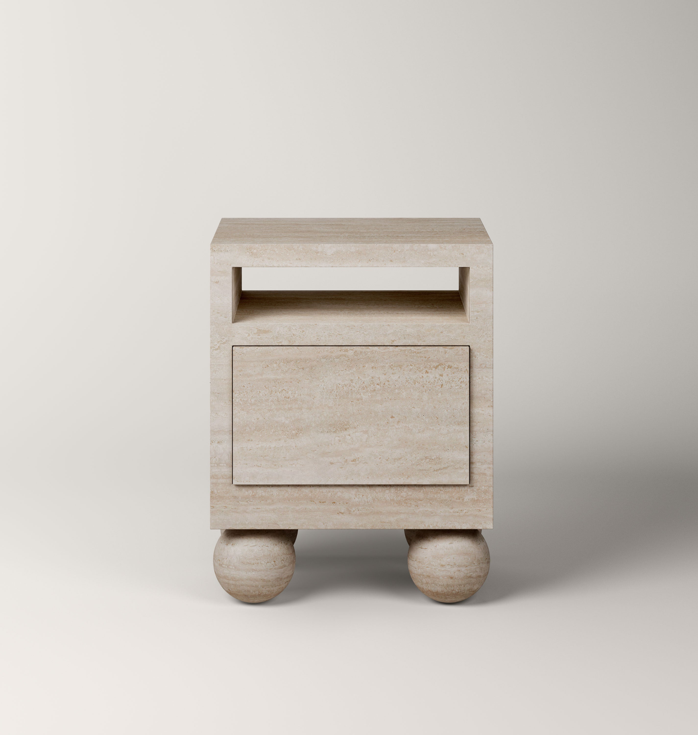 Modern Lunar Nightstand - Functional Design