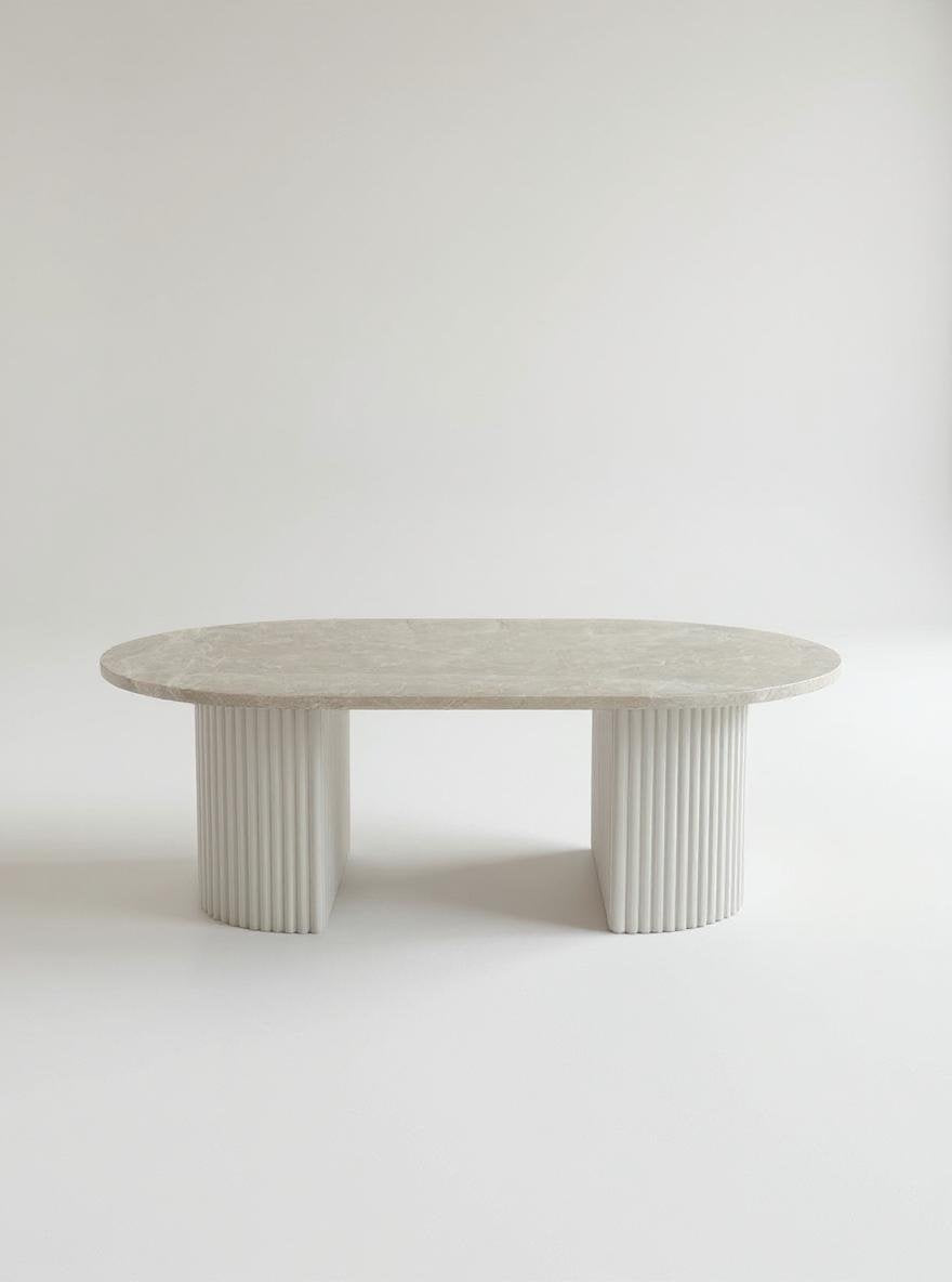 Table basse Adora - Marbre vanille