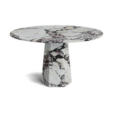 Table à manger ronde en marbre - Calacatta Viola - RockCone - Honed