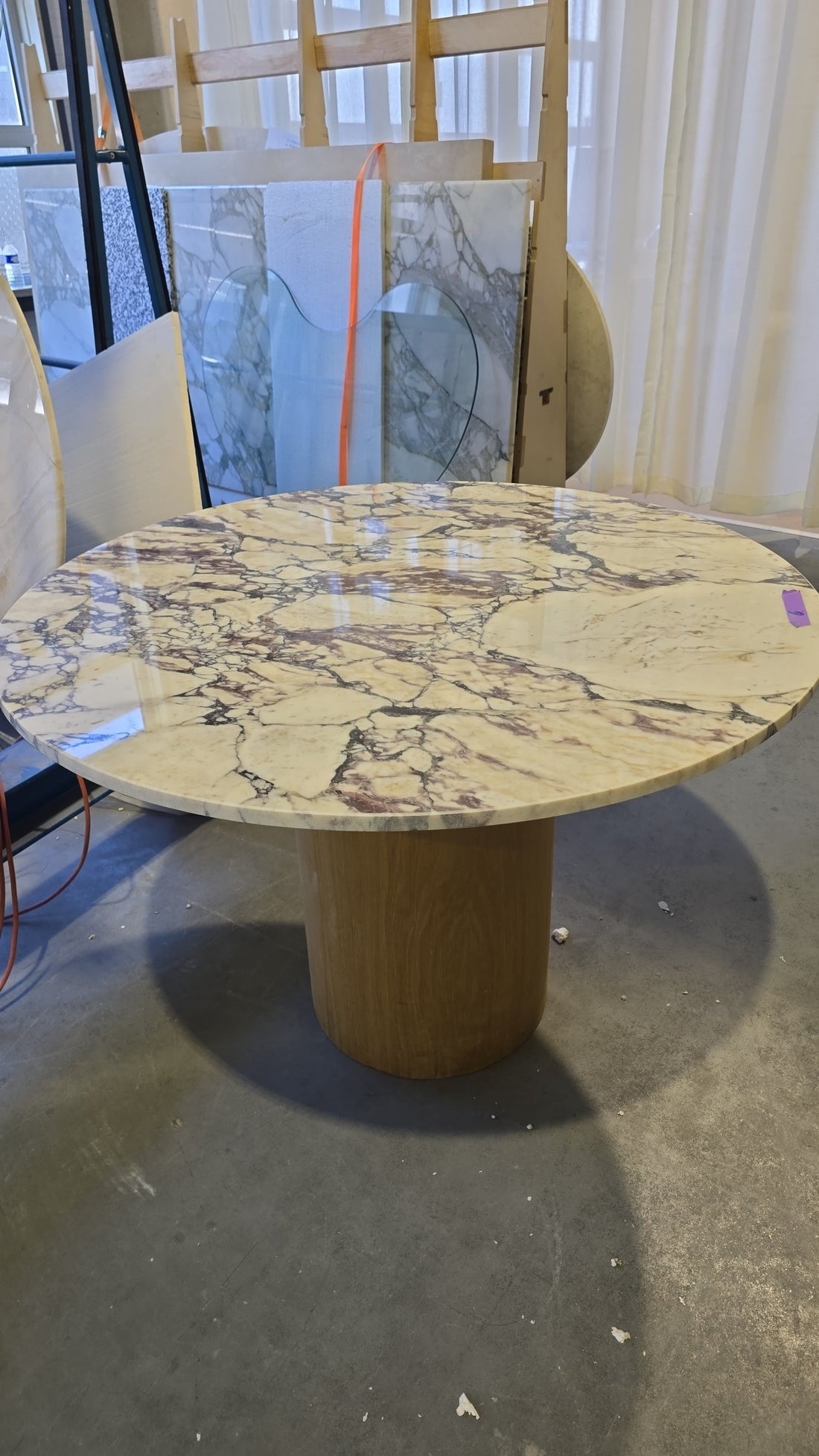 Ronde eettafel - Calacatta Viola - SCL