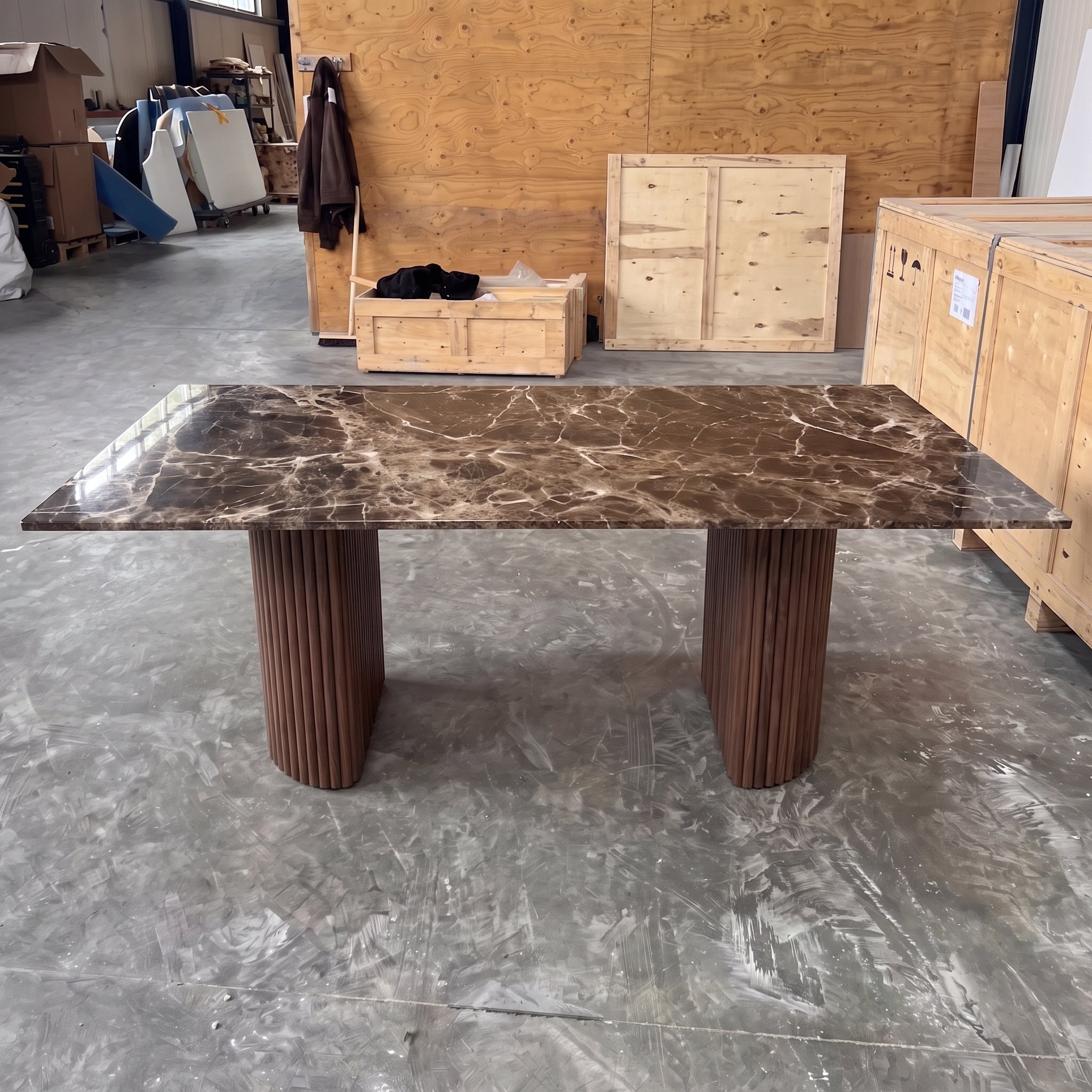 Eettafel Flute - Dark Emparador
