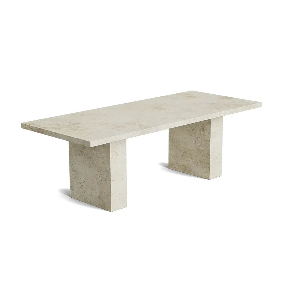 Travertine Dining Table Jasmine - 240 x 110 cm